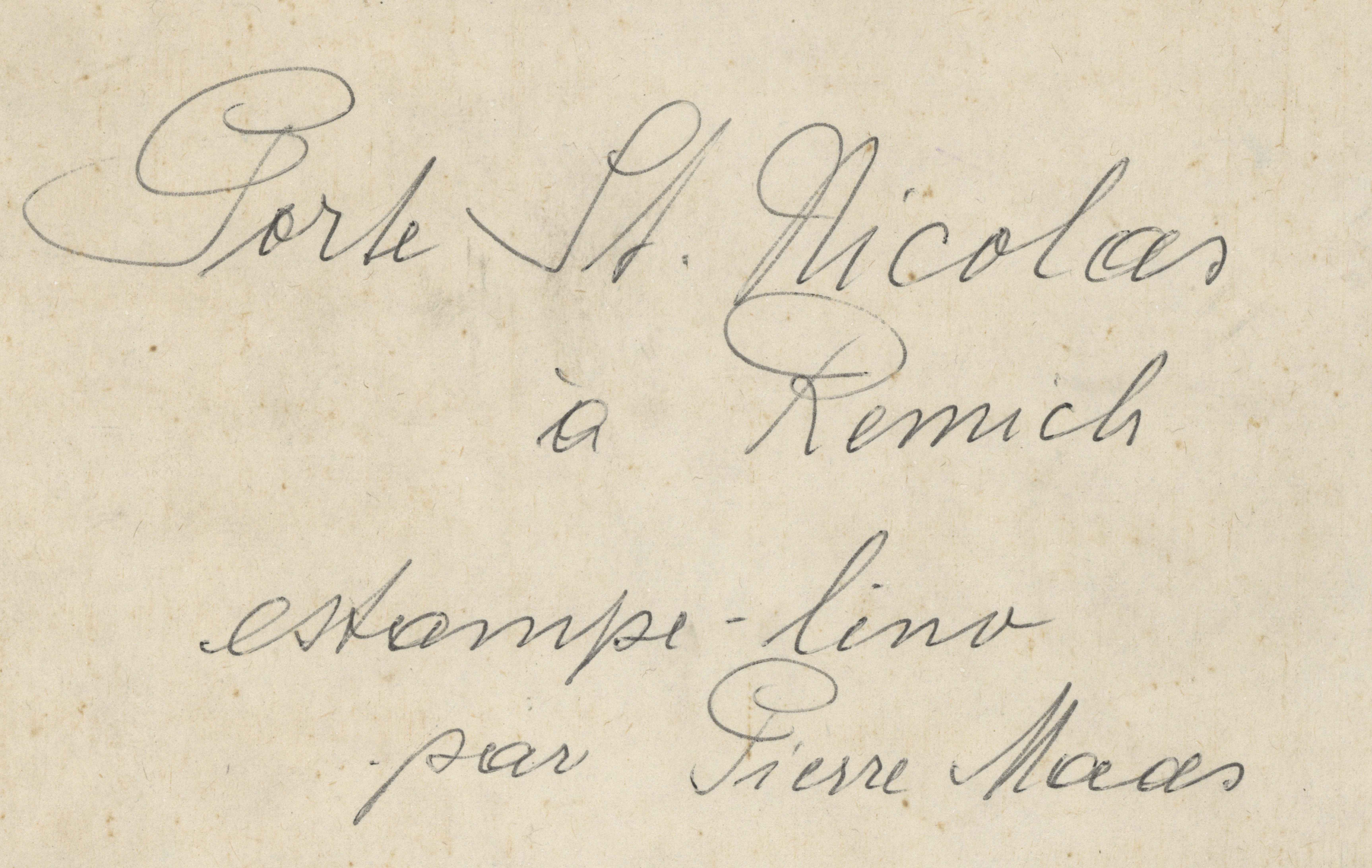 Porte Saint Nicolas à Remich Estampe lino par Pierre Maas_0001.jpg